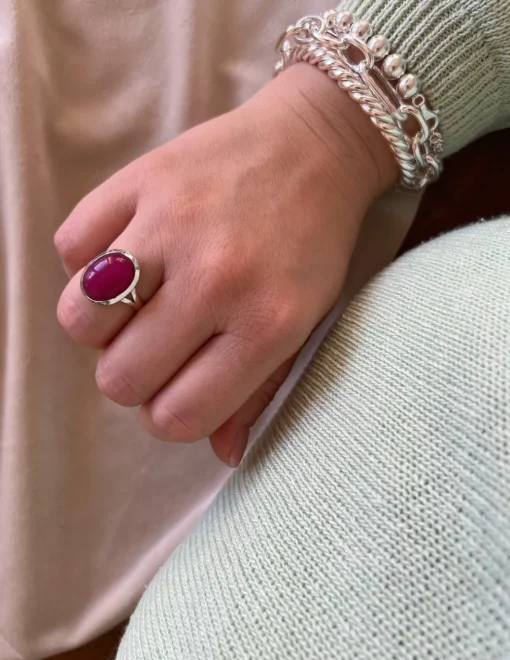 Anelli Rubino Africano MISURA ANELLO 15