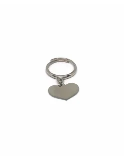 Anello Corazon COLORE ARGENTO Bianco