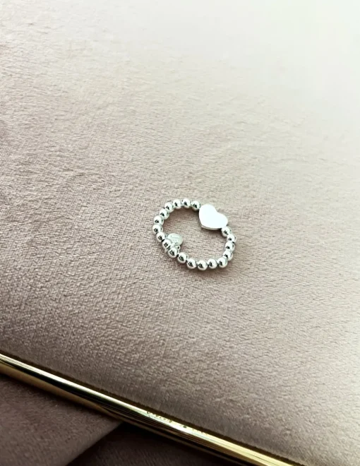 Anello Elastico Cuore passante