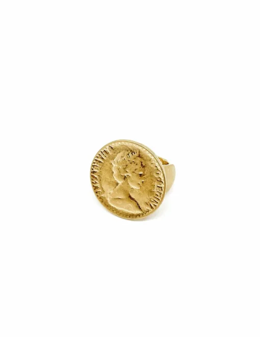 Anello Elastico Moneta COLORE ALLUMINIO DORATO