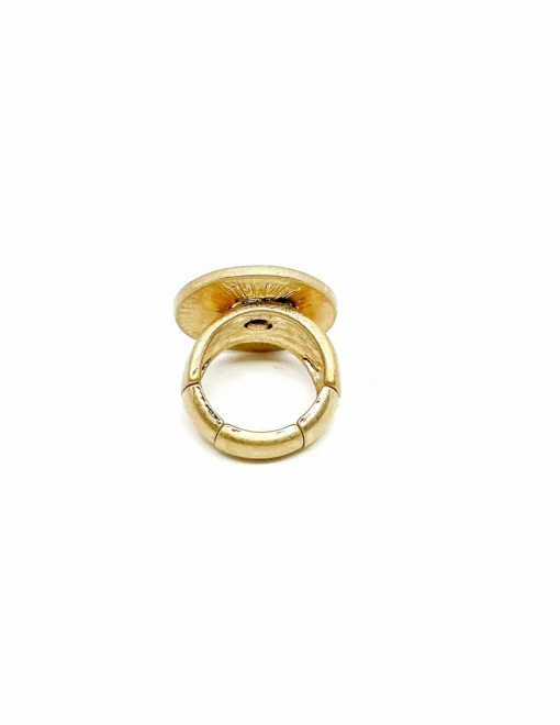 Anello Elastico Moneta COLORE ALLUMINIO DORATO