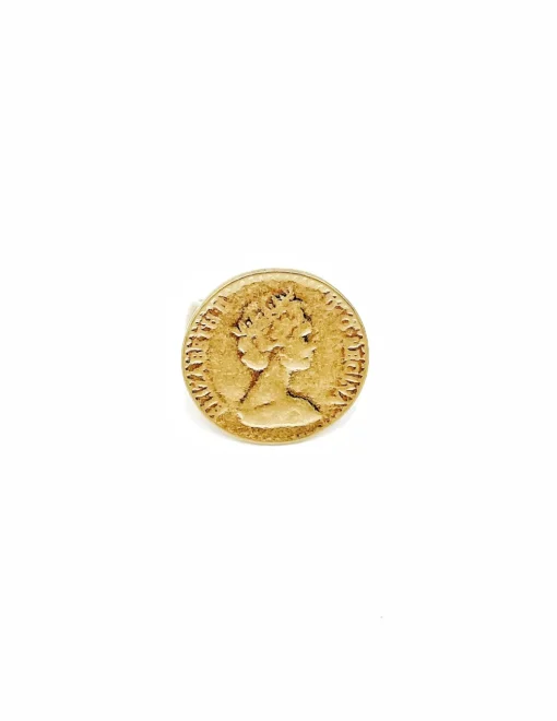 Anello Elastico Moneta COLORE ALLUMINIO DORATO