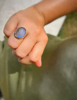 Anello Labradorite Chiara MISURA ANELLO 17