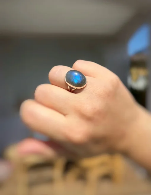 Anello Labradorite MISURA ANELLO 15