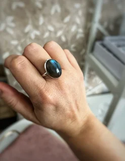 Anello Labradorite MISURA ANELLO 26