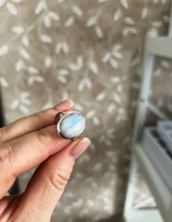 Anello Pietra di Luna Misura 16