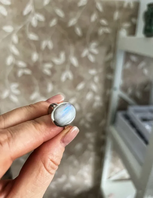 Anello Pietra di Luna Misura 16