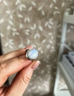 Anello Pietra di Luna Misura 16