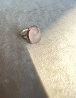 Anello Quarzo Rosa MISURA ANELLO 17