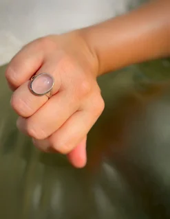 Anello Quarzo Rosa MISURA ANELLO 17