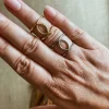 Anello Regolabile Chateau De Cremat COLORE ARGENTO Bianco