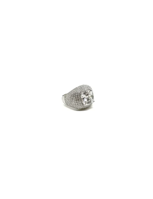Anello Regolabile Pavè Big COLORE ZIRCONI zirconi bianchi