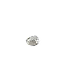 Anello Regolabile Pavè Big COLORE ZIRCONI zirconi bianchi