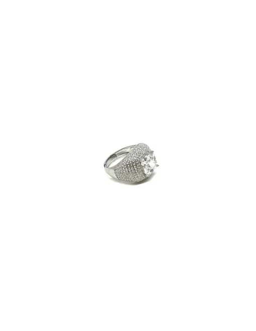 Anello Regolabile Pavè Big COLORE ZIRCONI zirconi bianchi