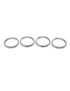 Anello Regolabile Sottile con Punto Luce COLORE ZIRCONI zirconi rosa