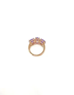 Anello Trilogy Luxury Gocce Viola