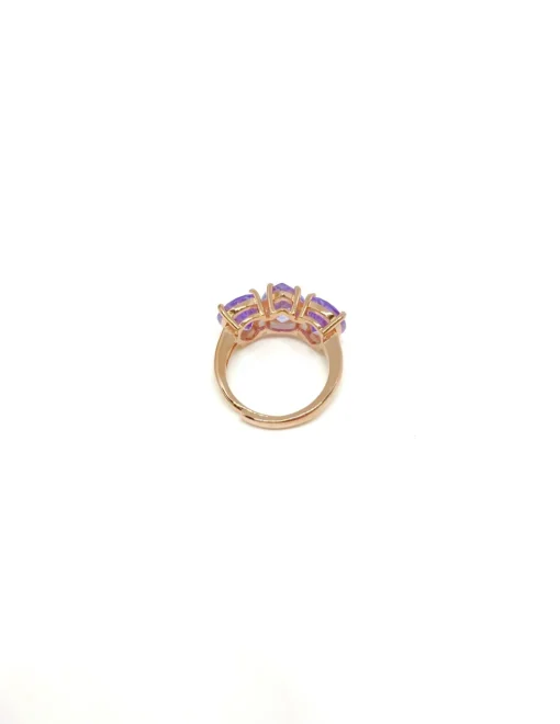 Anello Trilogy Luxury Gocce Viola