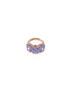 Anello Trilogy Luxury Gocce Viola