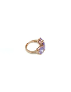 Anello Trilogy Luxury Gocce Viola