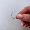Anxiety Ring COLORE ARGENTO Bianco MISURA ANELLO 8