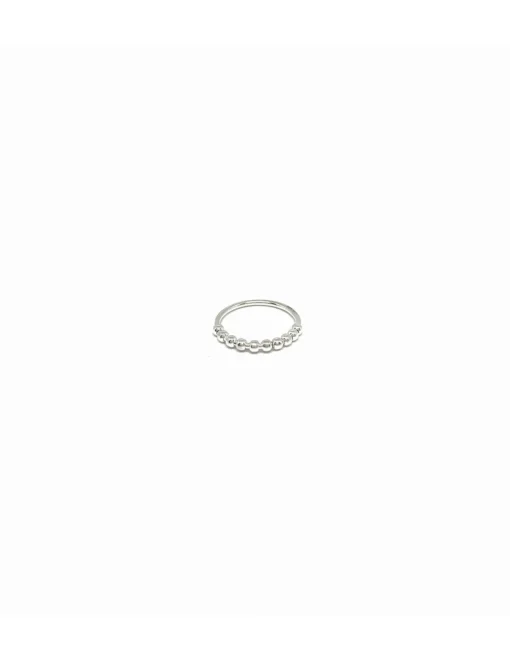 Anxiety Ring COLORE ARGENTO Bianco MISURA ANELLO 8