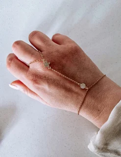 Baciamano Con Fiore COLORE ARGENTO Dorato