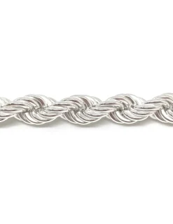 Bracciale a Catena Torchon COLORE ARGENTO Bianco CIRCONFERENZA POLSO 15 cm