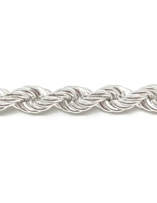 Bracciale a Catena Torchon COLORE ARGENTO Bianco CIRCONFERENZA POLSO 15 cm