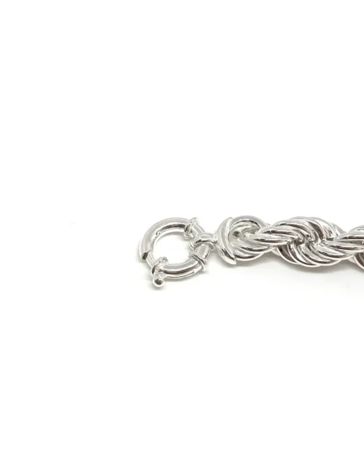 Bracciale a Catena Torchon COLORE ARGENTO Bianco CIRCONFERENZA POLSO 15 cm
