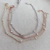 Bracciale a Catenina con Zirconi COLORE ARGENTO Bianco