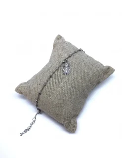 Bracciale a Catenina con Bambina di Zirconi e Palline