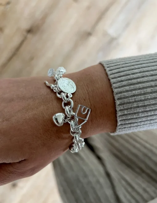 Bracciale Ad Maiora COLORE ARGENTO Bianco