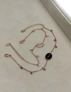 Bracciale Bottone COLORE ZIRCONI zirconi bianchi