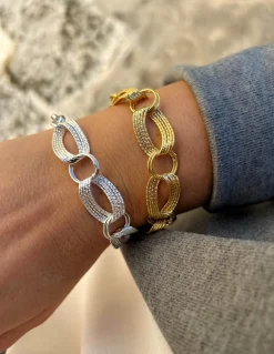 Bracciale Cairo COLORE ARGENTO Dorato