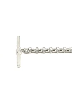 Bracciale Catena Rolò Scalare COLORE ARGENTO Bianco LUNGHEZZA BRACCIALE 23 CM