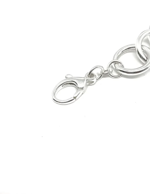 Bracciale Catena Style COLORE ARGENTO Bianco