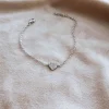 Bracciale Catenina con Cuore in Pavè di Zirconi