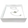 Bracciale Catenina con Nodino COLORE ARGENTO Bianco