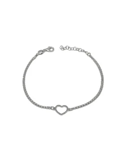 Bracciale Catenina Doppia Soggetto a Filo SOGGETTO cuore