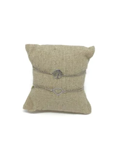 Bracciale Catenina Doppia Soggetto a Filo SOGGETTO cuore