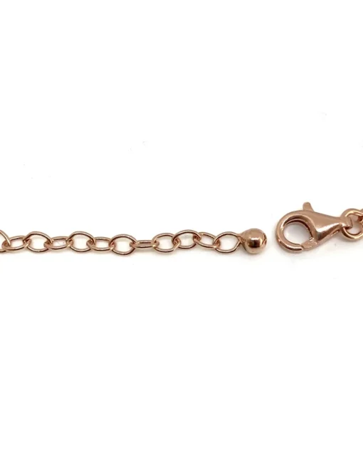 Bracciale Catenina e Fiore Passante di Zirconi