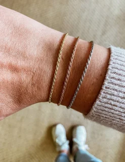 Bracciale Catenina Torchon COLORE ARGENTO Dorato
