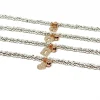 Bracciale con Nodi Piccoli e Soggetti Pendenti SOGGETTO cuore