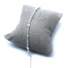 Bracciale con Rondelle e Ovalini Bianchi