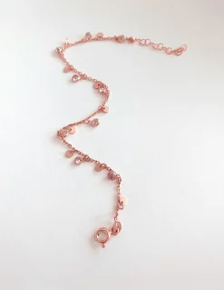 Bracciale con Zirconi e Tondini Pendenti