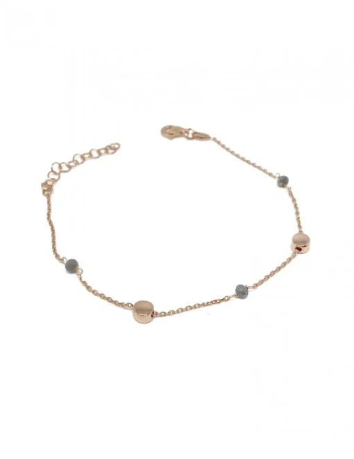 Bracciale Cristalli e Pepitine COLORE CRISTALLI cristalli grigi