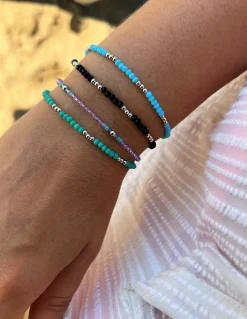 Bracciale Cristalli e Sfere Alternate COLORE CRISTALLI cristalli neri