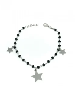 Bracciale Cristalli e Stelle Pendenti
