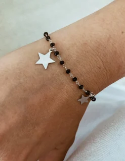 Bracciale Cristalli e Stelle Pendenti