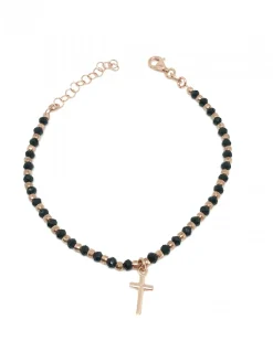 Bracciale Cristalli, Palline e Croce